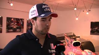 Sergio Perez on becoming a father, driving with the Halo and more with Sky Sports News