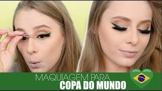 MAQUIAGEM PARA COPA DO MUNDO | Amanda Pastore