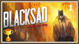 Лучший Детективный Квест на ПК 2019 ➤ BLACKSAD ➤ Игрофильм с Русской Озвучкой