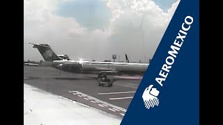 Aeromexico, MD-82 | Monterrey to Mexico City (full flight).