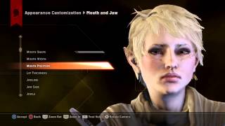 Dragon Age Inquisition Character Creation Female Elf Sliders: Aeiriahniel
