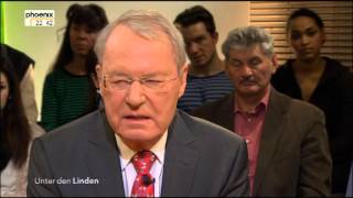 Jeder gegen Jeden - droht Europa der Zerfall? - Unter den Linden vom 08.04.2013
