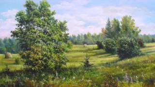 Пейзажи Елены Покушевой под музыку John Sokoloff  " Valleys"