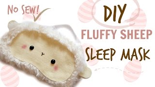 DIY SHEEP SLEEP MASK | NO SEW EASTER GIFT 2017