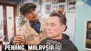 ? Classic Relaxing Hot Towel Shave with Face Massage at Son & Dad Barbershop | Penang Malaysia