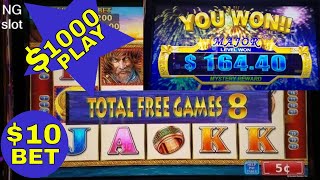 Legion Warrior Slot Machine Bonuses and PROGRESSIVE JACKPOT | $10 & $5 Bets!!!  $1000 Live Play
