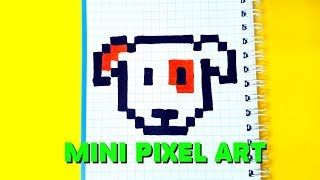 МАЛЕНЬКИЙ,КРАСИВЕНЬКИЙ ЩЕНОЧЕК рисуем по клеточкам (DOG)MINI PIXEL ART