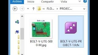 FlowCode v.6 programming microcontroller Bolt 18F2550 with flow diagrams. Leds and switches control.