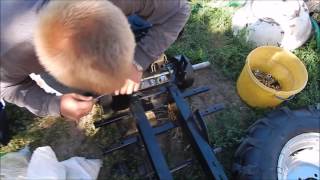 сборка минитрактора dw150rx часть№1