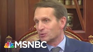 Russia Spy Chiefs Met In U.S. With Donald Trump Officials Last Week | Rachel Maddow | MSNBC