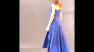 Von Vonni Long Transformer Dress in Cobalt