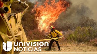 Continúan los incendios en Santa Clarita