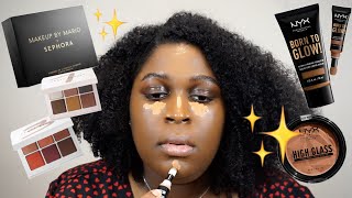 New Makeup | NYX Born to Glow, Makeup by Mario x Sephora, Fenty Snap Shadows | This Is Black Beauty