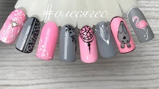 Простые дизайны ногтей гель лаком и гель краской, градиент из одного цвета❤️Lovely
