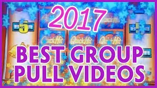 ? GROUP SLOT PULL Best of 2017 Videos ? ✦ WINS of $500++ ✦ Slot Machine Pokies w Brian Christopher