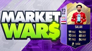 FIFA 18 MARKET WARS!!! NEW POTM 93 RATED MO SALAH Vs AJ3FIFA