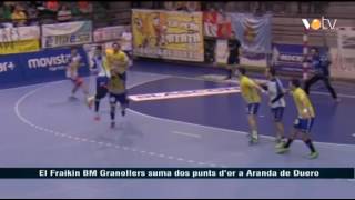 VOTV - El Fraikin BM Granollers suma dos punts d'or a Aranda de Duero