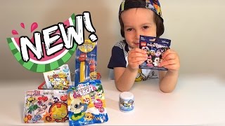 Распаковка много сюрпризов с игрушками пакетиков и коробочек Lego & Mega Bloks Blind Bag Unboxing