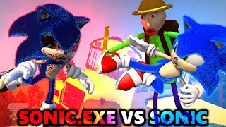 SONIC.EXE vs SONIC THE HEDGEHOG CHALLENGE Ft. BALDI'S BASICS (official) Minecraft Horror Animation
