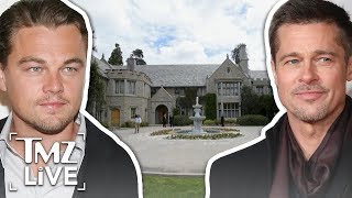 Brad Pitt & Leo Dicaprio Playboy Party | TMZ Live