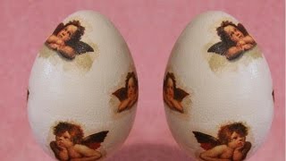 Поделки  к пасхе  Как украсить пасхальные яйца МК
