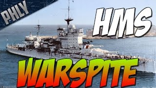 World Of Warships  - BATTLESHIP WARSPITE - Royal NAVY Battleship Gameplay