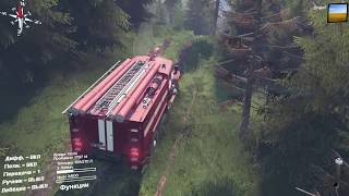 [rp-ситуация] мост не выдержал школьный автобус в spintires