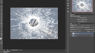 эффект разбитого стекла фотошоп cs6