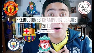 Cuartos de Final ?Champions League 2019 (Predicciones, horarios y fechas)