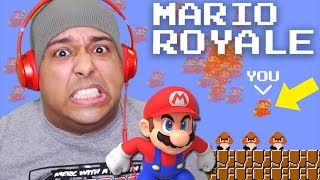 75 PEOPLE PLAYING MARIO AT THE SAME TIME!! THIS IS CRAZY!! [MARIO ROYALE]