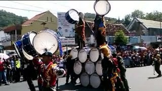 Drum Band Akademi Angkatan Udara (Gita Dirgantara AAU) di Wonogiri 2017