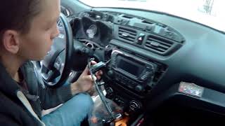 Установка автомагнитолы FUNROVER LC7170706052 на андроиде для Kia Rio с AliExpress.