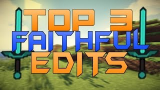 TOP 3 Minecraft PvP Texturepacks Faithful Edits - FOR 1.7.X 1.8.X 1.9.X (ResourcePacks) | Review