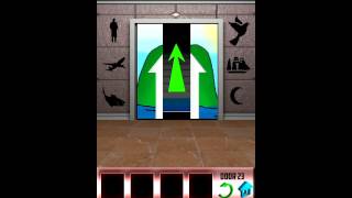 حل الباب 23 من لعبة 100Doors