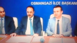 Halit Şefikoğlu Ak Parti Osmangazi Belediye Başkanı A. Adayı