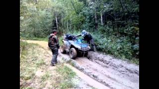 "Китайцы" CF-MOTO 500 против квадроцикла BRP Outlander 500