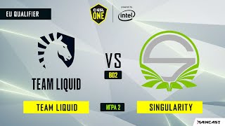 Team Liquid vs Singularity (игра 2) BO2 | ESL One Los Angeles | EU Qualifier
