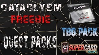 #176 | WWE Supercard |  Katastrophe FREEBIE | 2x Quest Pack | 1x TBG Pack | Mein Deck