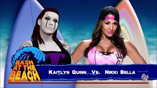 Kaitlyn Quinn Vs Nikki Bella Bikini Match WWE 2K16