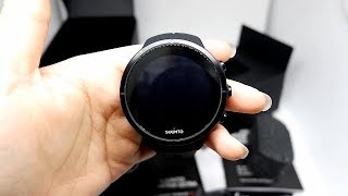 SUUNTO SPARTAN ULTRA ALL BLACK TITANIUM HR ORIGINAL UNBOXING