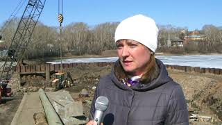 Строительство плотины в Кусе