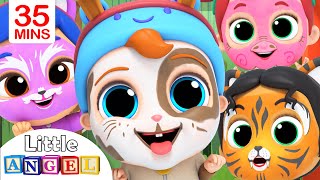 We Are Doing The Animal Dance | Face Paint Song | Little Angel Kids Songs