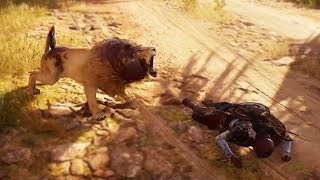 Assassin's Creed Origins - Taking Over a Camp & Lion Fight! [No Spoilers]