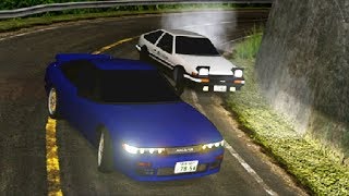 [Assetto Corsa × Initial D] 藤原拓海 vs 真子&沙雪 @碓冰 (中字/Eng Sub)