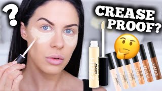 MAC 24 HR SMOOTH WEAR CONCEALER TESTED | IS IT REALLY CREASE PROOF??