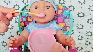 Куклы Пупсики Беби Бон купаются, кушают на канале Зырики ТВ. Играем вместе в игрушки для девочек