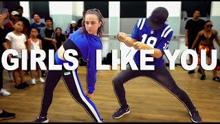 GIRLS LIKE YOU - Maroon 5 Dance || Kaycee Rice & Matt Steffanina