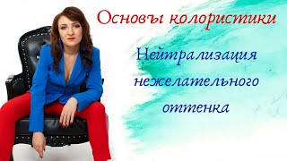 Часть 8. Нейтрализация нежелательного оттенка волос.