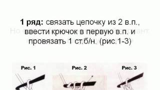 схемы вязания крючком для начинающих  ,часть1
