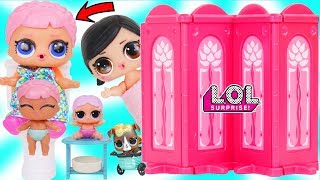 LOL Surprise Doll gets Woken Up! Visits Pet Store for Lil Sisters